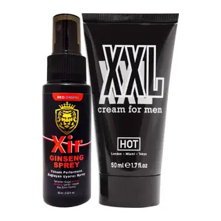 Xir Spray 60 Ml + Hotxxl Krem: Erkeğe Zaman Set
