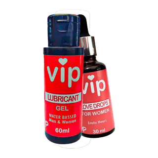 Vıp Bay Ve Bayanlara Uygunlubrikant60 Ml Jel + Kadınlara Özel Cinseldamla