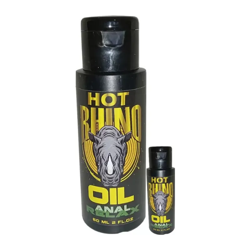 Hat Rhino Analrelax Oil 2 Adet Kadınlar Ve Ap.erkekler İçin Analrahatlatıcı Kasgevşetici Kaydırıcıyağ 60 Ml