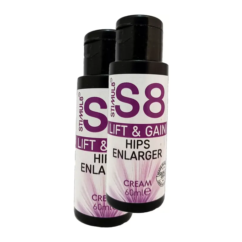 Stımul8 (s8) 2 Adet Kalçaşekillendirici Bakım Kremi Bay Bayan Krem 60 Ml
