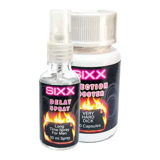 Sıxx 30 Ml Delaysprey + Erkek 30 Pcs Ekstra Erkek Performansdestek Caps