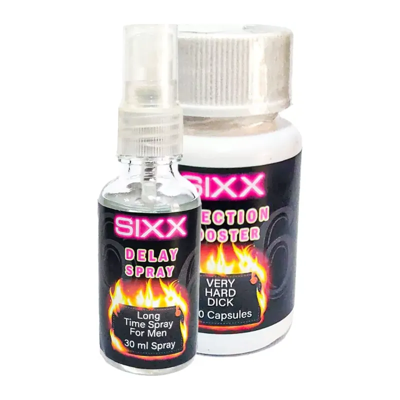 Sıxx 30 Ml Delaysprey + Erkek 30 Pcs Ekstra Erkek Performansdestek Caps