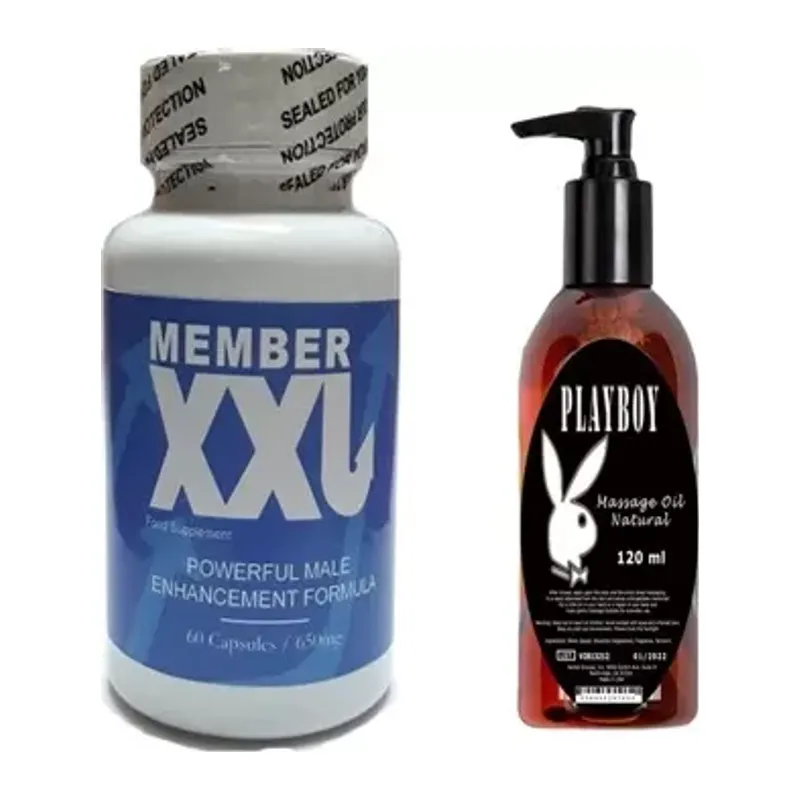 Member Erkeklere Özel 60lı + Playboy 120 Ml Masaj Yağı