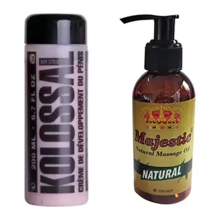 Süper Erkek Genital Kremi 200 Ml. + Masaj Yağı