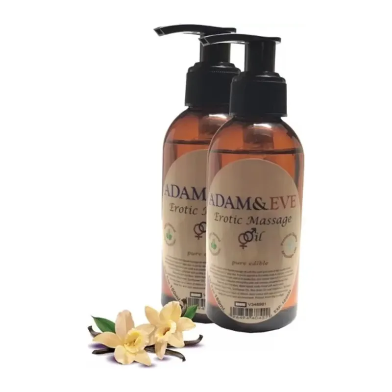 Adam & Eve Vanılla Massage Oil 2 Adet Vanilya Aromalı Vücut Masaj Yağı