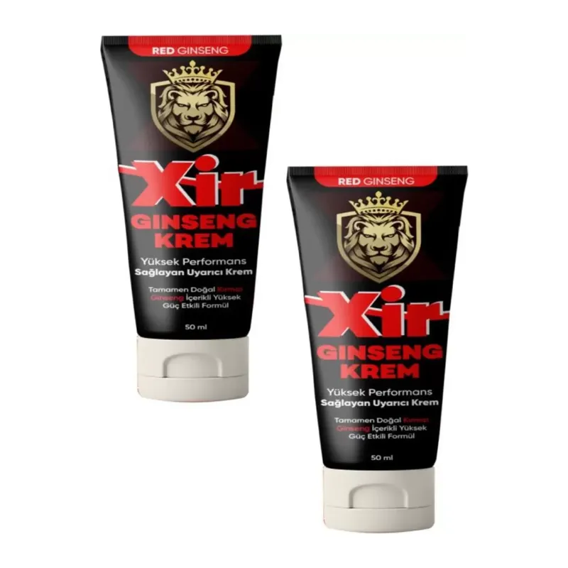 Xir Ginseng Erkekler Bakım Masaj Krem 50 Ml X 2 Adet