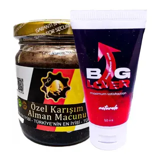 Xclass Bglover Boyuna Enine Hacmine Bakım Masaj Kremi 50 Ml + Özel Karışım Alaman Macunu "sertliğine" 240 Gr