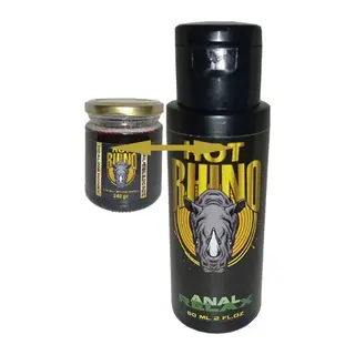 Hotrhino 60 Ml Kadın&erkek Analrelax Masaj Kremi + Erkek Özel Macun 240 Gr *katılık*