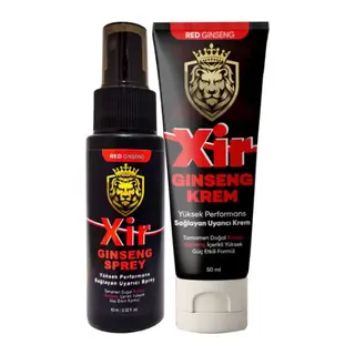 Xir 60 Ml Delayspray + Xir 50 Ml Krem: Erkeğe Zaman Geci.ktirici Set