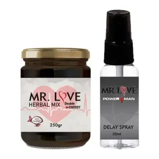 Süper Erkek Macun 250 Gr + Mr Love 30 Ml Uzun Deneyim Sprey