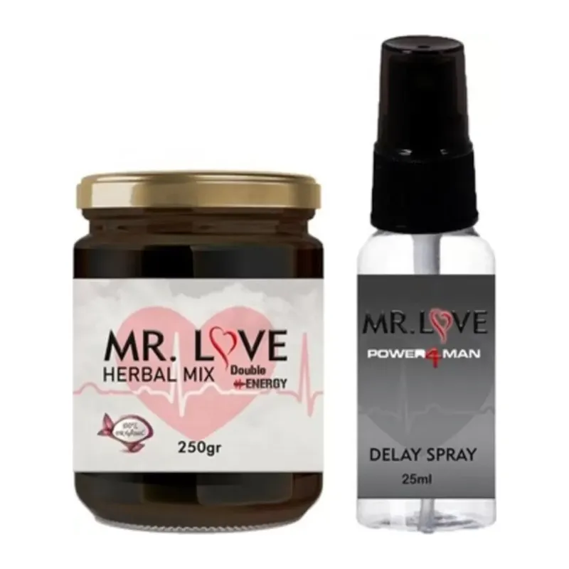 Süper Erkek Macun 250 Gr + Mr Love 30 Ml Uzun Deneyim Sprey