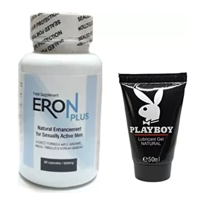 Ontic Playboy Lubricant 50 Ml Jel + Eron Plus 60lı Erkeklere Özel