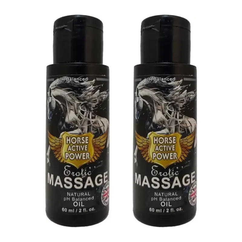 Süper Hors Active Power Fantezili Etkilerde Vücut Masaj Yağı 60 Ml 2 Adet