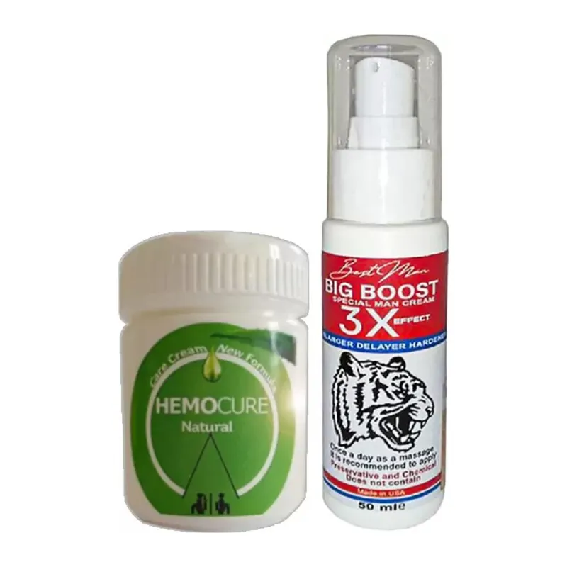 Hemocure 50 Ml Cream Özel Kremi + Yanında Erkeklere Özel 3x Krem