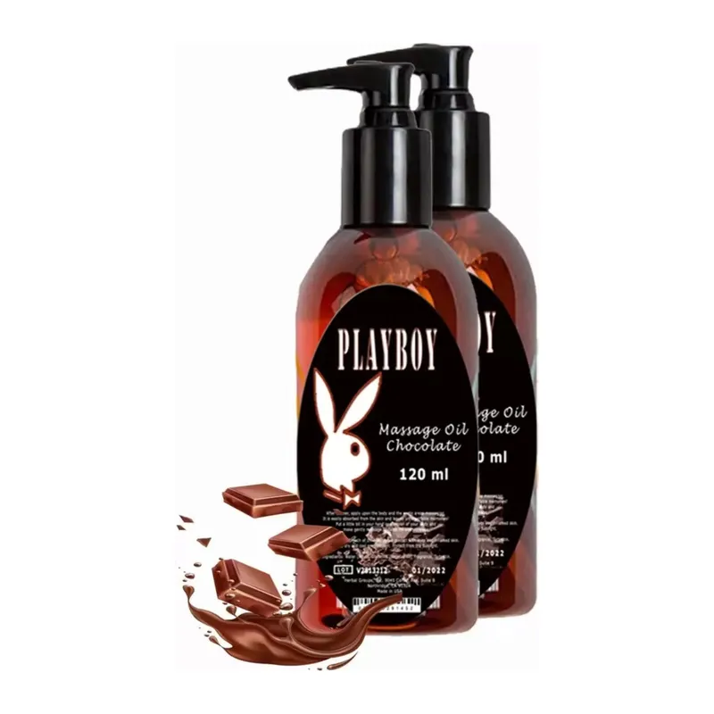 Süper Çikolata Aromalı Vücut Masaj Yağı 120ml Chocolate Flavored Massage Oil 2 Adet