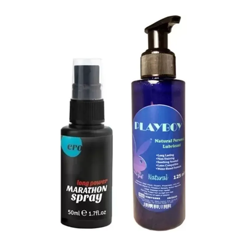 Playboy Hintohu Erkeklere Özel Sprey 50 Ml Peak Power For Men Sprey - Playboy 125 Ml Lubricant Gel