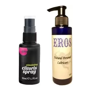 Eros Hintohu Kadınlara Özel Sprey 50 Ml+eros 125 Ml Lubricant Gel