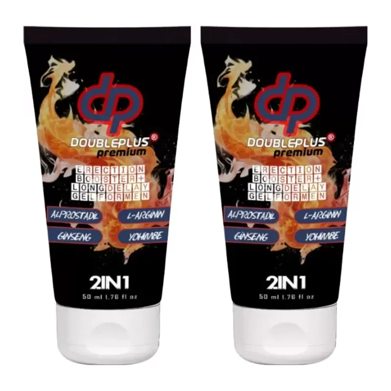 Dp Double Plus 2 Adet Erkeğin Pensinin B Premium Jel 50 Ml