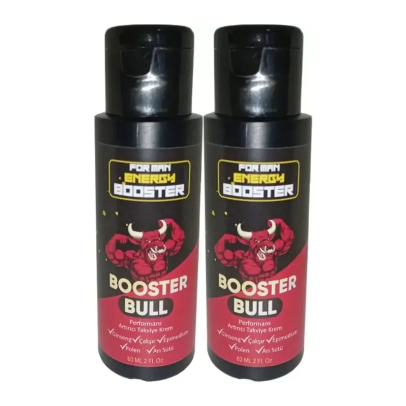 Booster Bull Bull Ginseng Çakşır 60 Ml Krem X 2 Adet