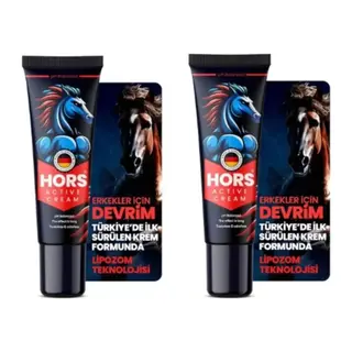 Hors Active Cream Erkekler İçin Krem 50 Ml - 2 Adet