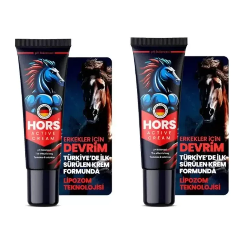 Hors Active Cream Erkekler İçin Krem 50 Ml - 2 Adet