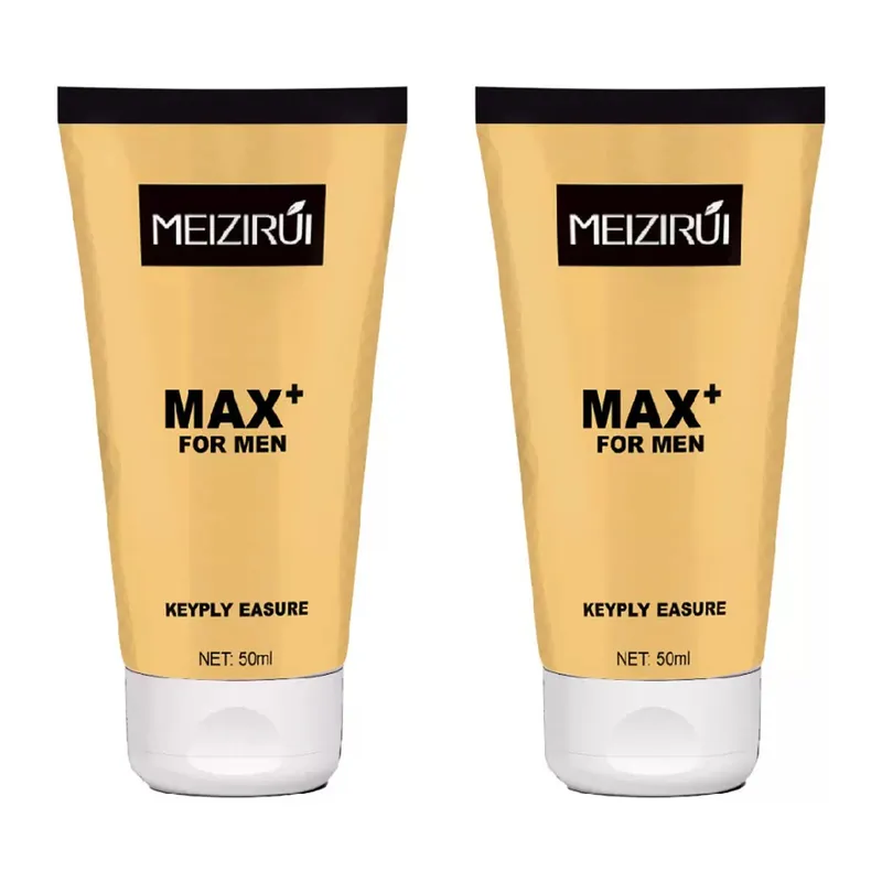Meizirui Max 2 Adet Erkekler İçin Büyütücükalınlaştırıcı Xxxlfasteffect Ed Kremi - Doğal Yağlı (max Plus) Penismasaj Kremi