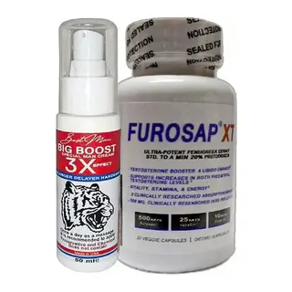 Bigboost 50 Ml Erkeklere 3xeffect Krem + Yanında Furosap Xt 30'lu