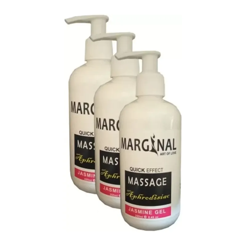 Süper Marginal Massage Jasmine Gel 250 Ml Yasemin Masaj Jeli 3 Adet