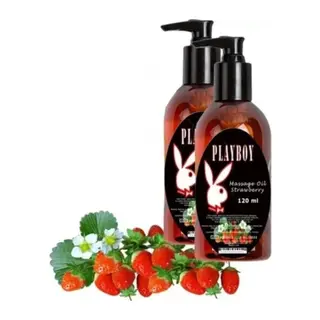 Süper Strawberry Massage Oil 2 Adet Çilek Aromalı Vücut Masaj Yağı