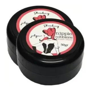 Süper Hintohu Nipple Nibblers Tingle Balm Strawberry Flavored 50ml Çilekli Göğüs Bakım Kremi 2 Adet