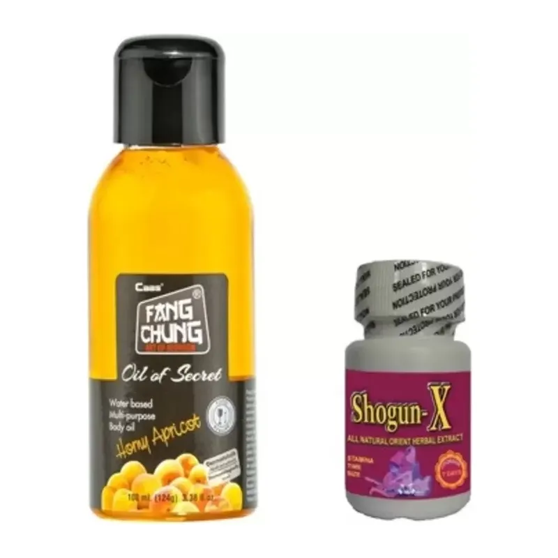 Süper Cabs Fang Chung Oil Of Secret 100ml Kayısı Aromalı Masaj Yağı 30lu Shogunx Erkeklere Özel