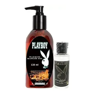 Playboy Aromaterapi Isıtıclı Massage Oil 120 Ml + Natural Aromalı Massage Vücut Masaj Yağı 50 Ml