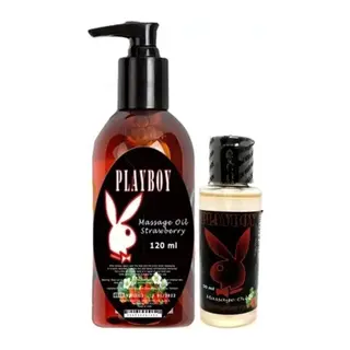 Playboy Aromaterapi Çilek Massage Oil 120 Ml Çilek Aromalı Massage Vücut Masaj Yağı 50 Ml
