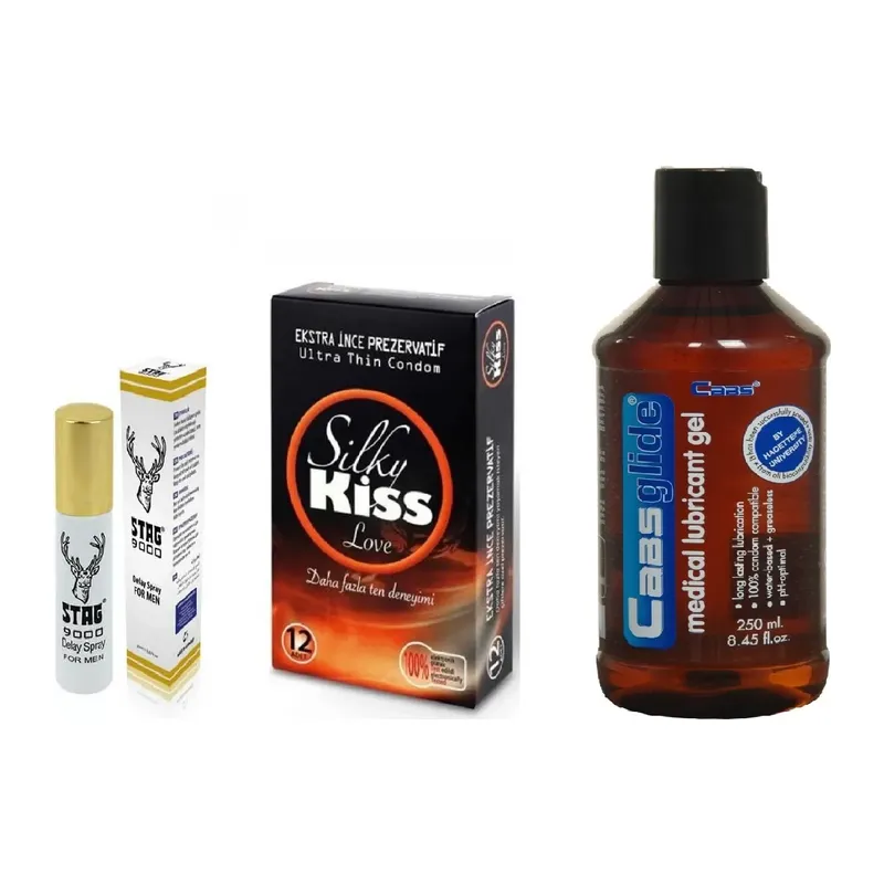 Cabs Glide Sade Jel 250ml +st'ag Sprey+ınce Prezervatif