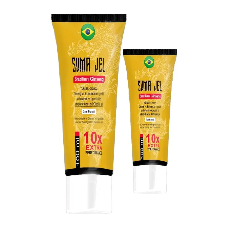 Suma Jel 2 Adet Brezilya Ginsengli & Epimediyumlu Yüksek Extratlı Pe.nisinizin Günlük Masaj Kremi 100 Ml