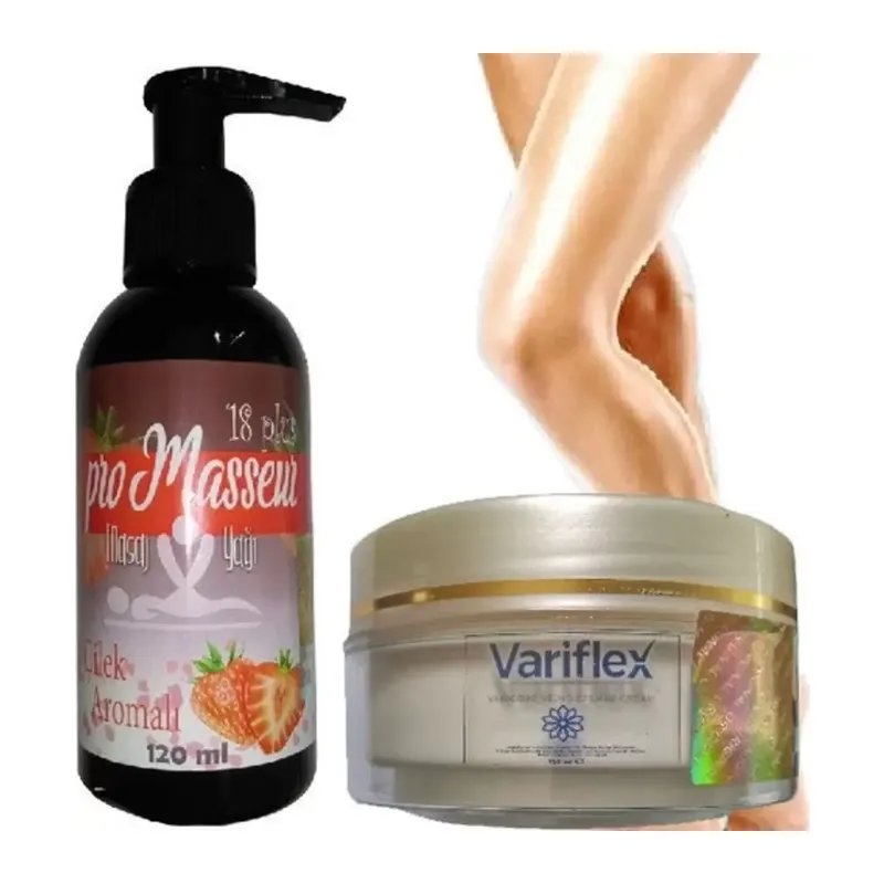 Süper Promasseur Plus Çilek Aromalı Masaj Yağı-variflex Krem İle