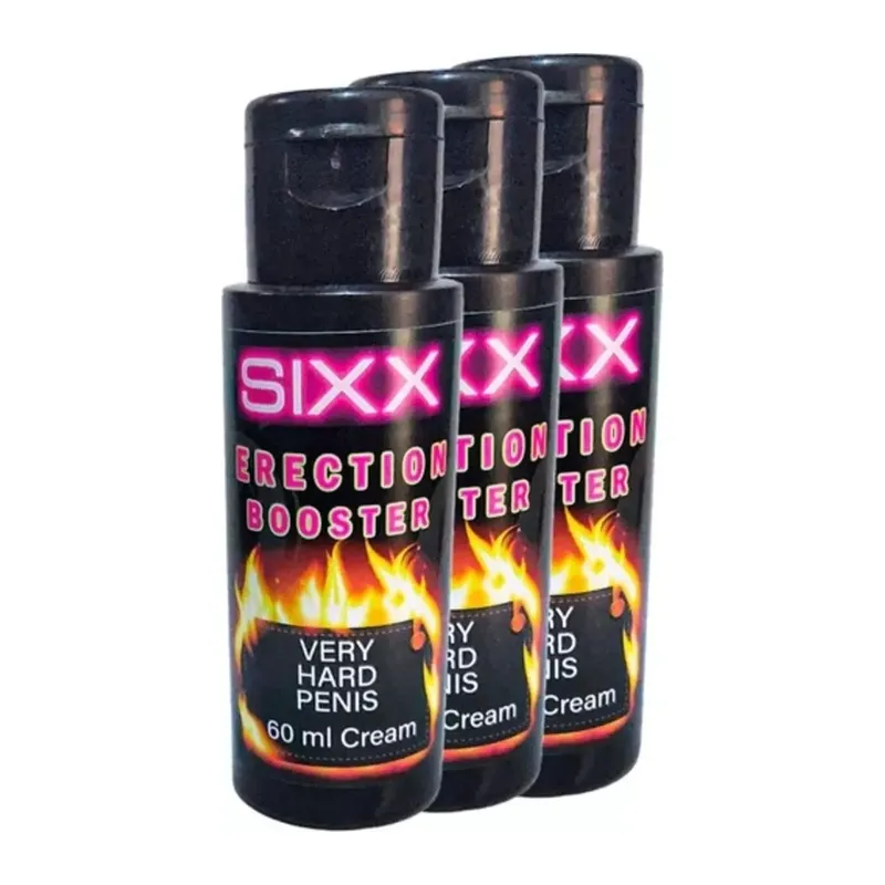 Süper Sixx 3tane Erkeklere Özel Extra Destek Kremi 60 Ml