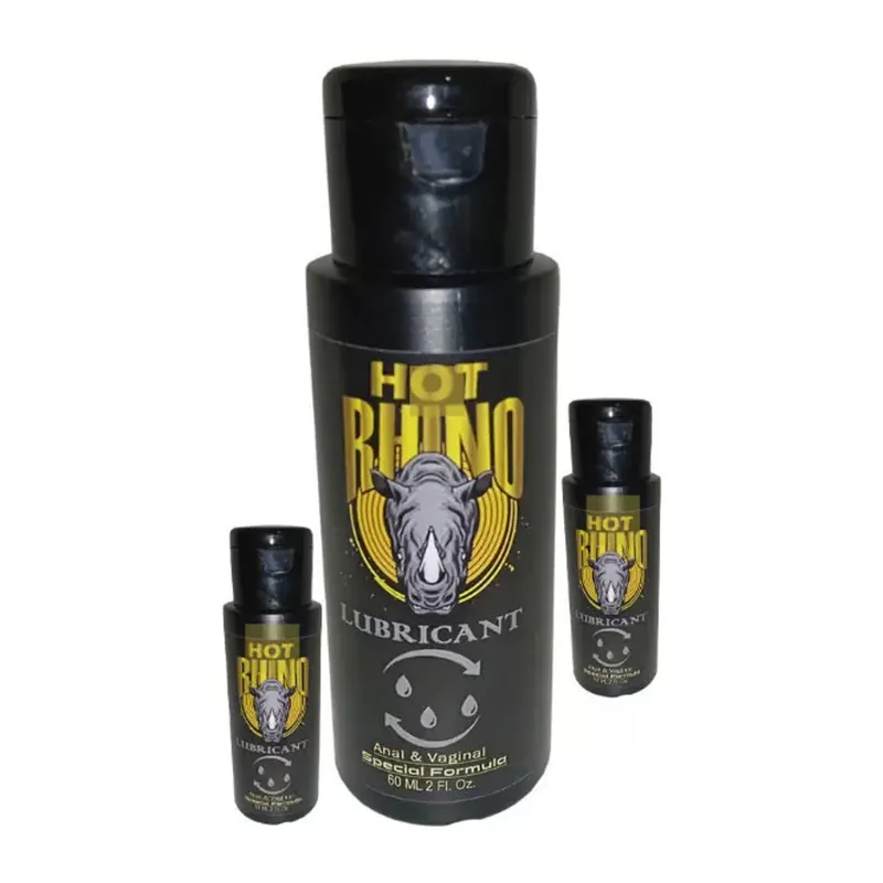 Hat Rhino Kadınlar Ve Ap.erkekler İçin Lubricantgel For Erotik 3 Adet Lubricantanalvajinal Kaydırıcıjel 60 Ml
