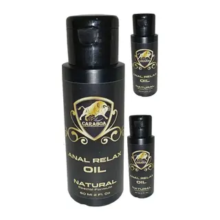 Caraboa Kadınlar Ve Ap.erkekler İçin Analrelax Oil 3 Adet Lubricantanalrahatlatıcı Kasgevşetici Kaydırıcıyağ 60 Ml