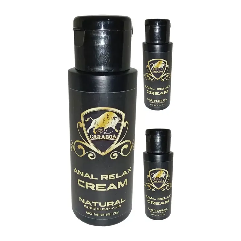Caraboa Kadınlar Ve Ap.erkekler İçin Analrelax Cream 3 Adet Lubricantanalrahatlatıcı Kasgevşetici Kaydırıcıkrem 60 Ml