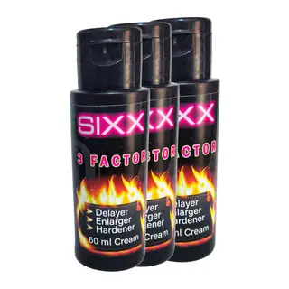 Sıxx 3in1 Krem 3 Adet Erkeğe Özeı 3 Ettki Birden Kremi 60 Ml