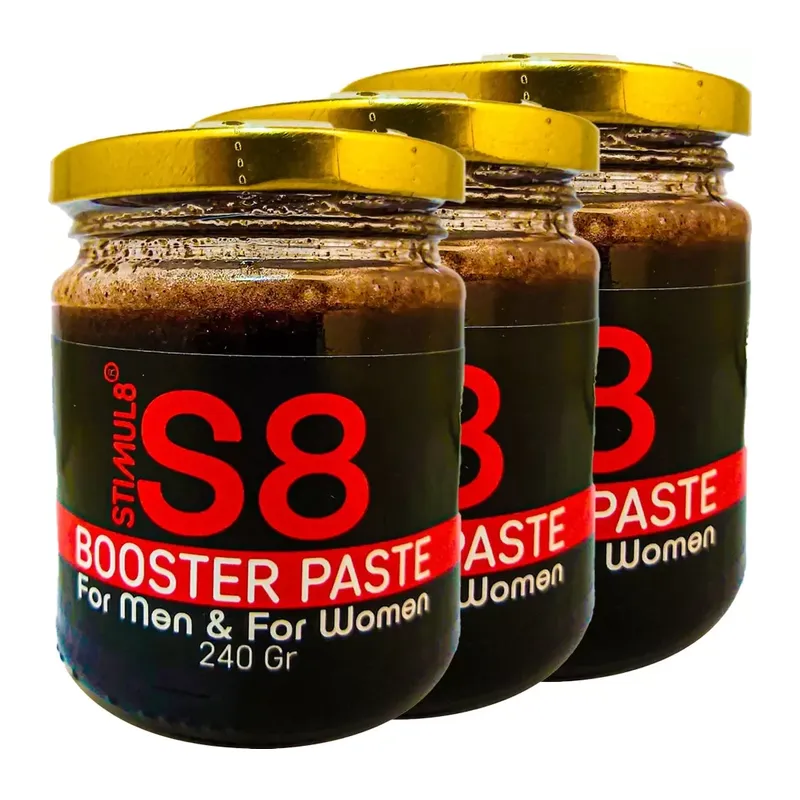Stımul8 (s8) 3 Adet Paste Erkeklere Ekstradestek Özel Macun 240 Gr