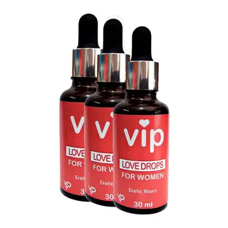 Vip Women Lovedrops Aphrodisiac 3 Adet 30 Ml Kadınlar Için Cinselistek Uyandırıcıafrodizyakdamla