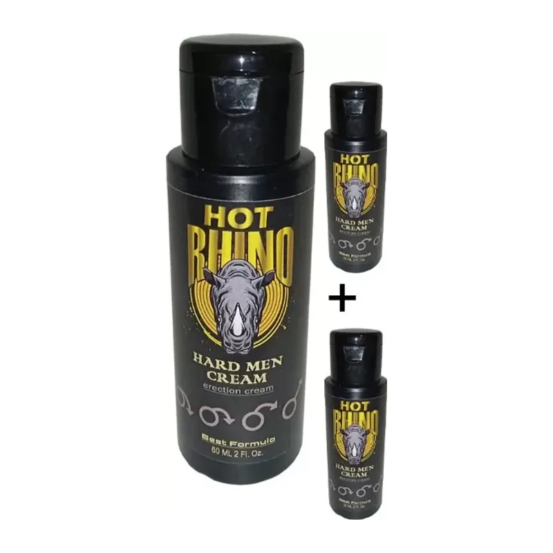 Hotrhino 60 Ml 3 Adet Fast Efekthard Erectioncream Erkekler Için Ereksiyonarttırıcı Seksperformans Kremi
