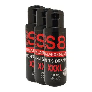 Stımul8 (s8) Erkeklere Özeı 3 Adet Xxxlbüyütücü 60 Ml Krem En Boy Ebat Kremi