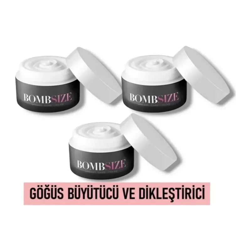 Süper Bombsize Kadınlara Özel Göğüs Bakım Kremi 50 Ml X 3 Adet