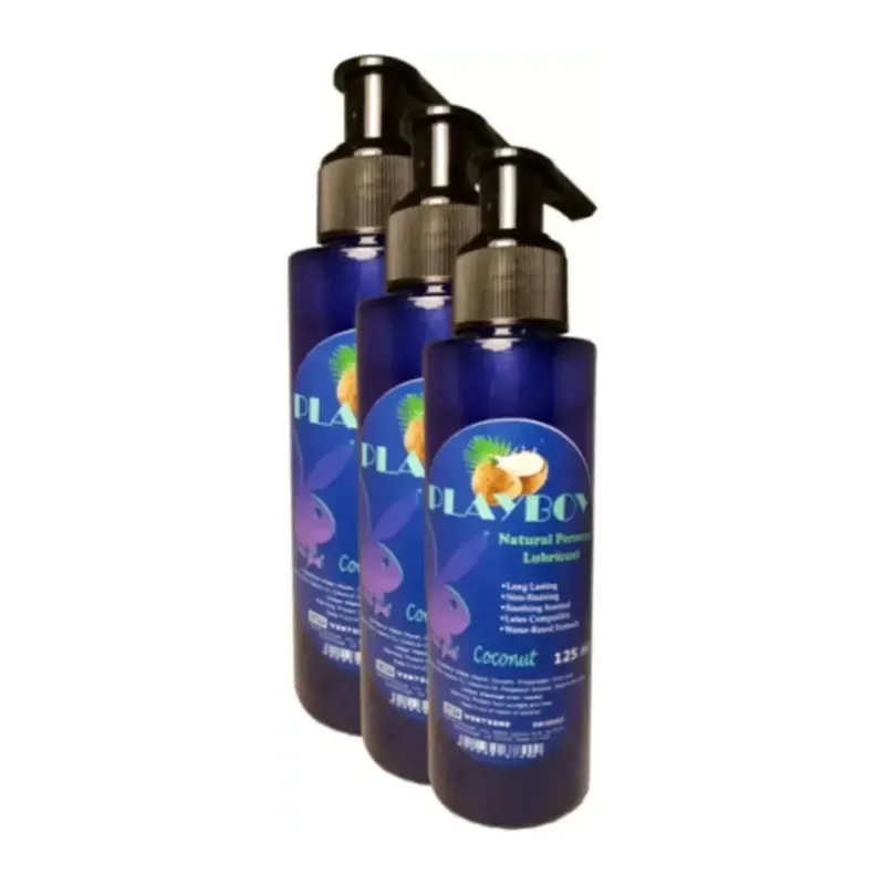 Coconut Flavor Natural Personal Lubricant 375ml Hindistancevizli Kayganlaştırıcı X 3 Adet