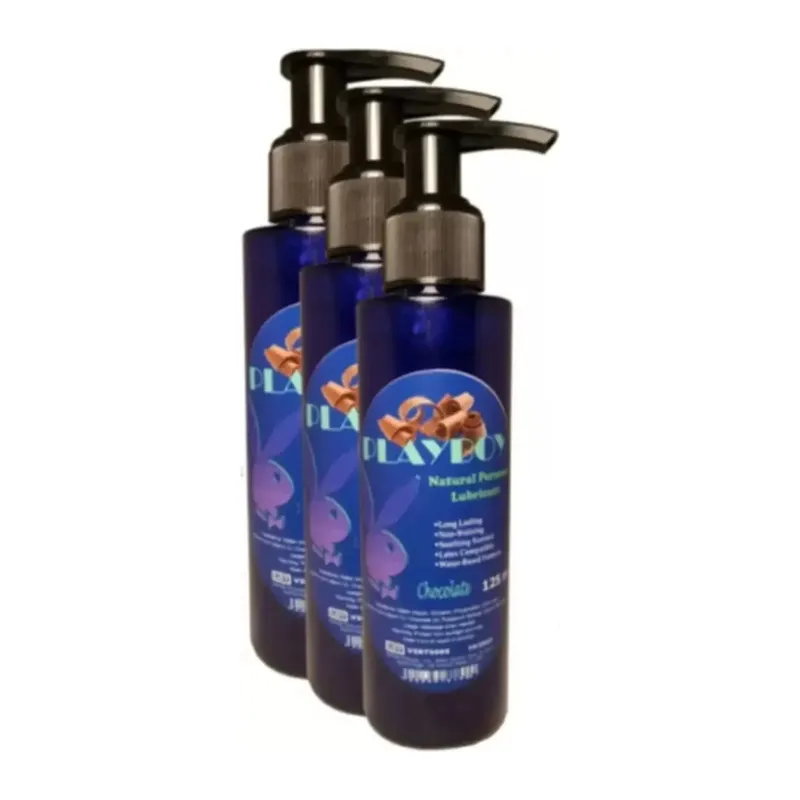 Chocolate Flavor Natural Personal Lubricant 125ml Çikolata Aromalı Kayganlaştırıcı X 3 Adet