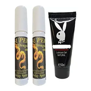 Playboy Bonie 2 Adet Dragon Gecktr Sprey + Playboy Lubricant Jel