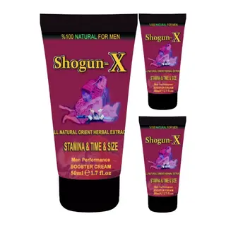 Shogun-x Extra Size Cream 3 Adet 50ml Erkeklere Katılaştırıcı Şekillendirici Süre Uzatıcı Özel Krem